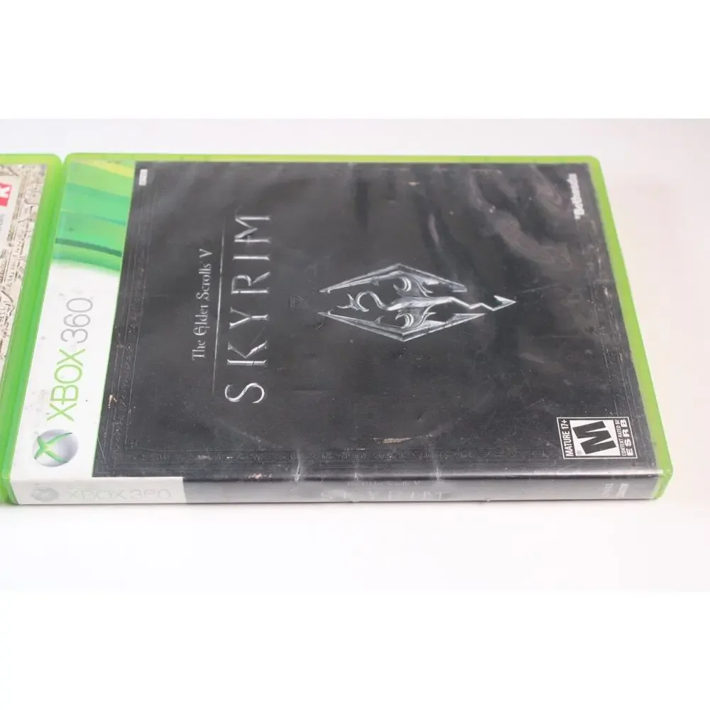 2 games: The Elder Scrolls IV: Oblivion & V: Skyrim (Xbox 360) Tested/Works